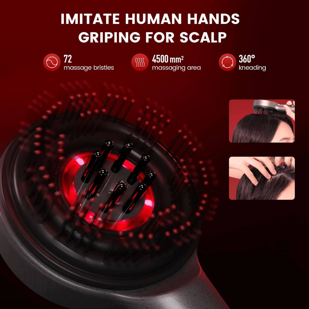 WellWave™ Red-Light Scalp Massager