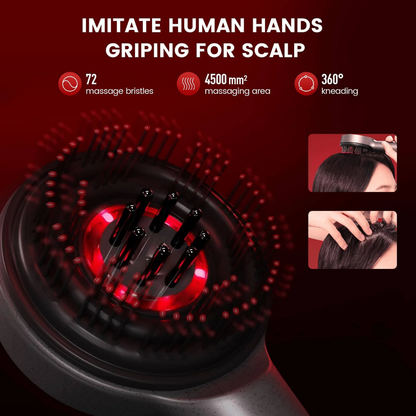 WellWave™ Red-Light Scalp Massager
