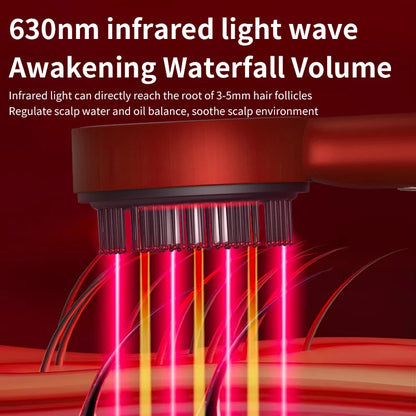 WellWave™ Red-Light Scalp Massager